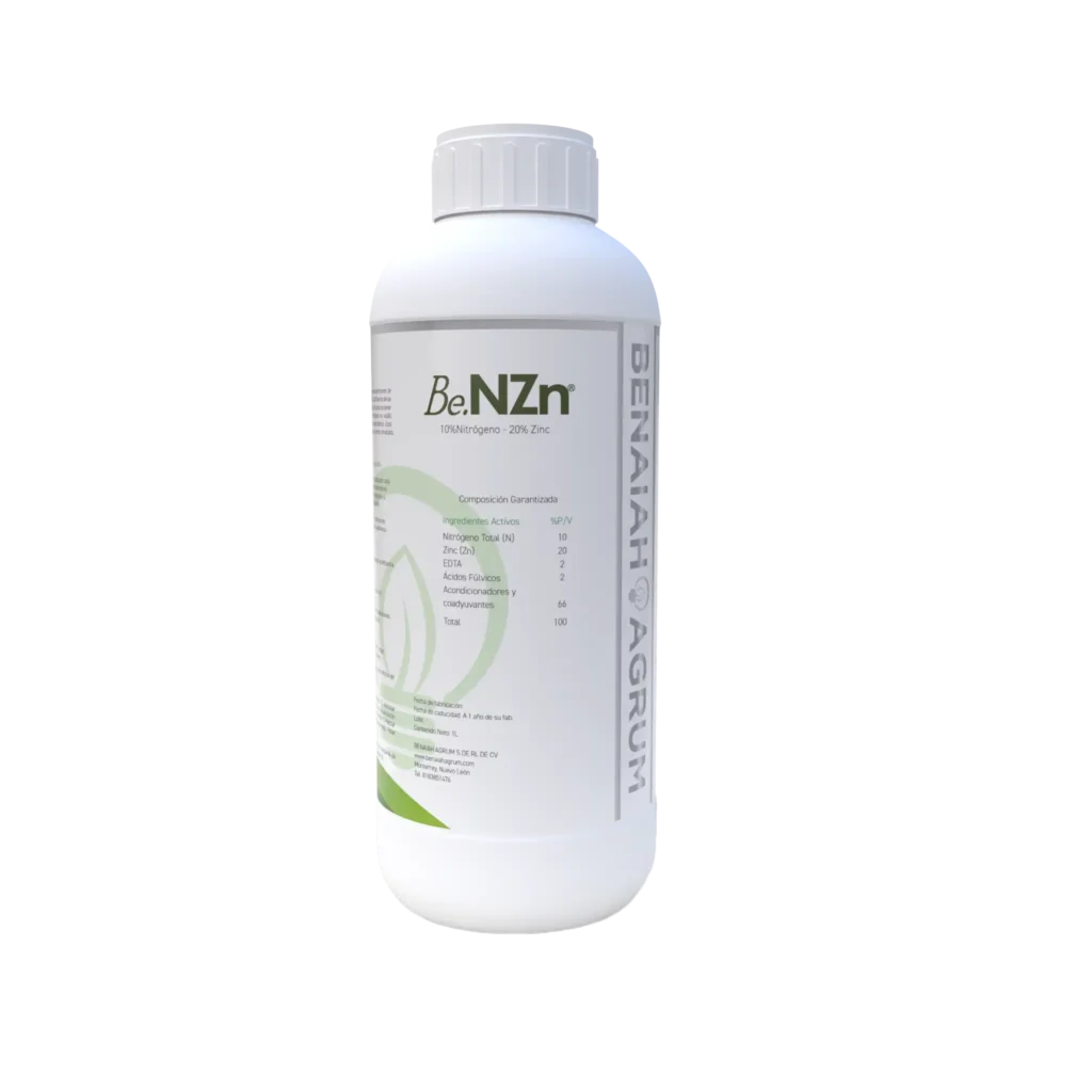 Be.NZn fertilizante nitrógeno zinc presentación 1 litro