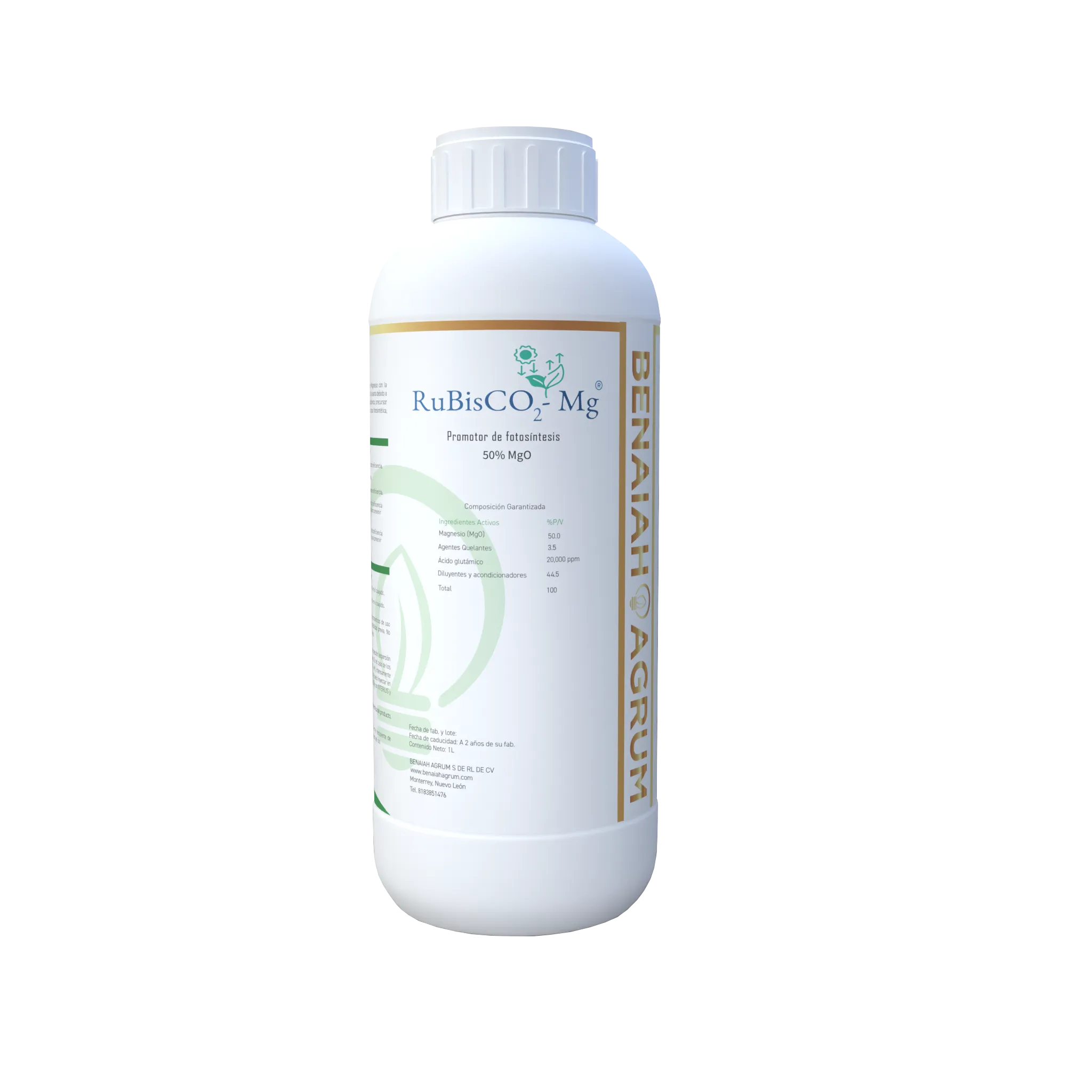 RubisCO2-MG fertilizante de magnesio quelatado presentación 1 litro