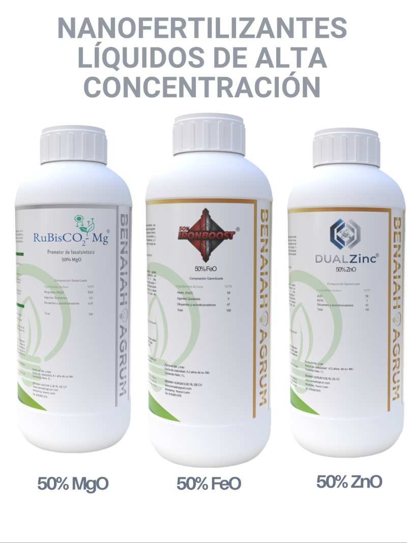 nanofertilizantes de alta concentración